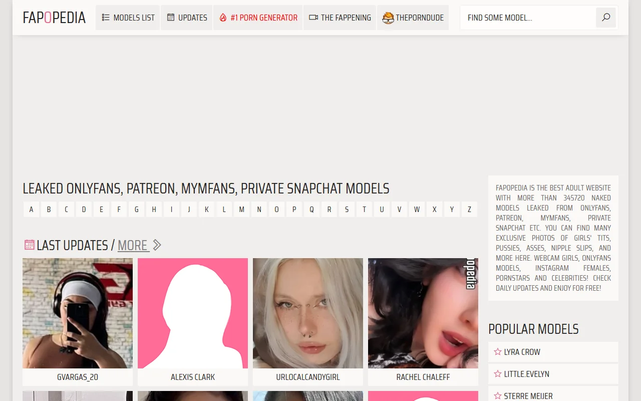 Screenshot: Fapopedia Screenshot of Fapopedia