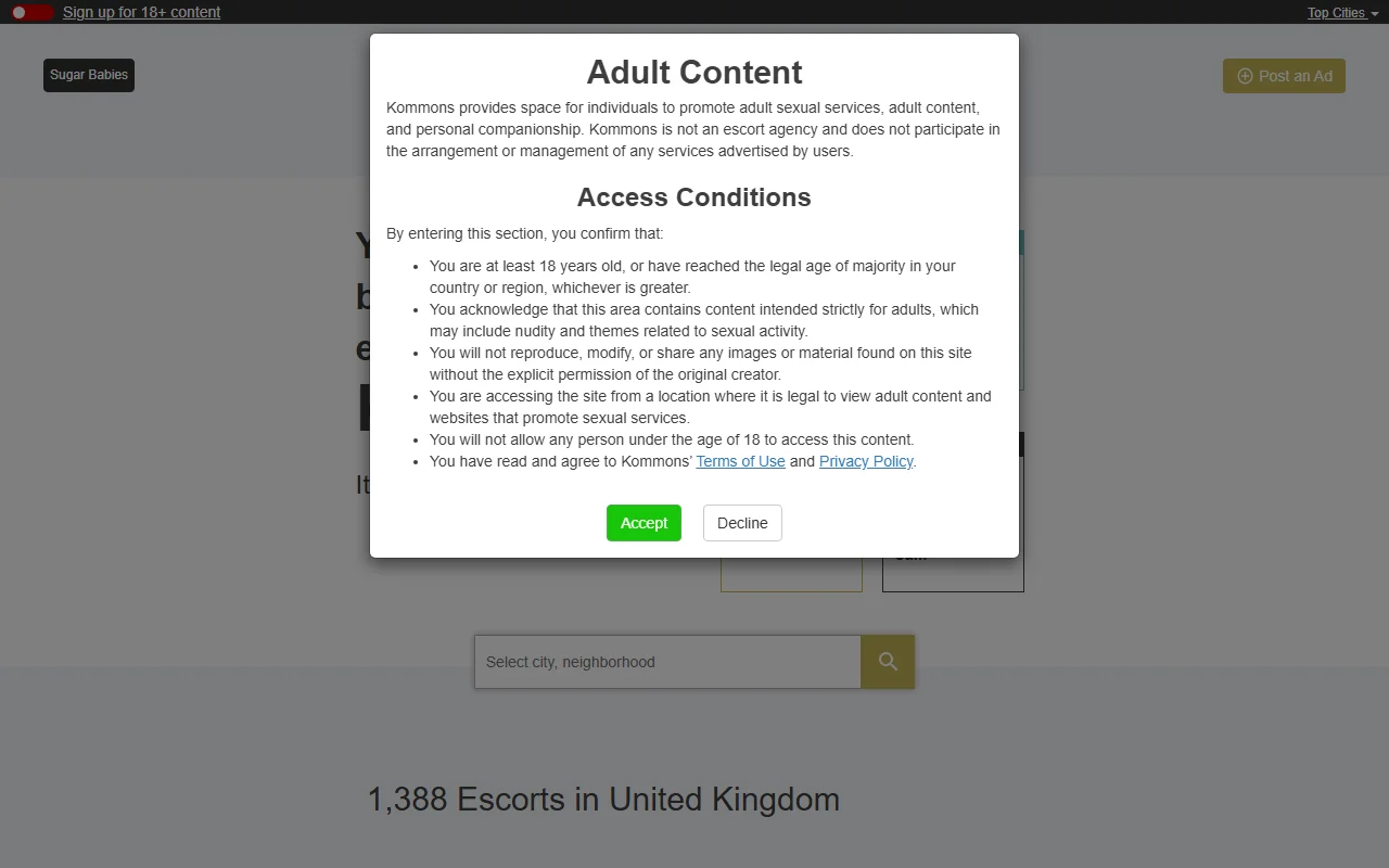Screenshot: Kommons Screenshot of Kommons