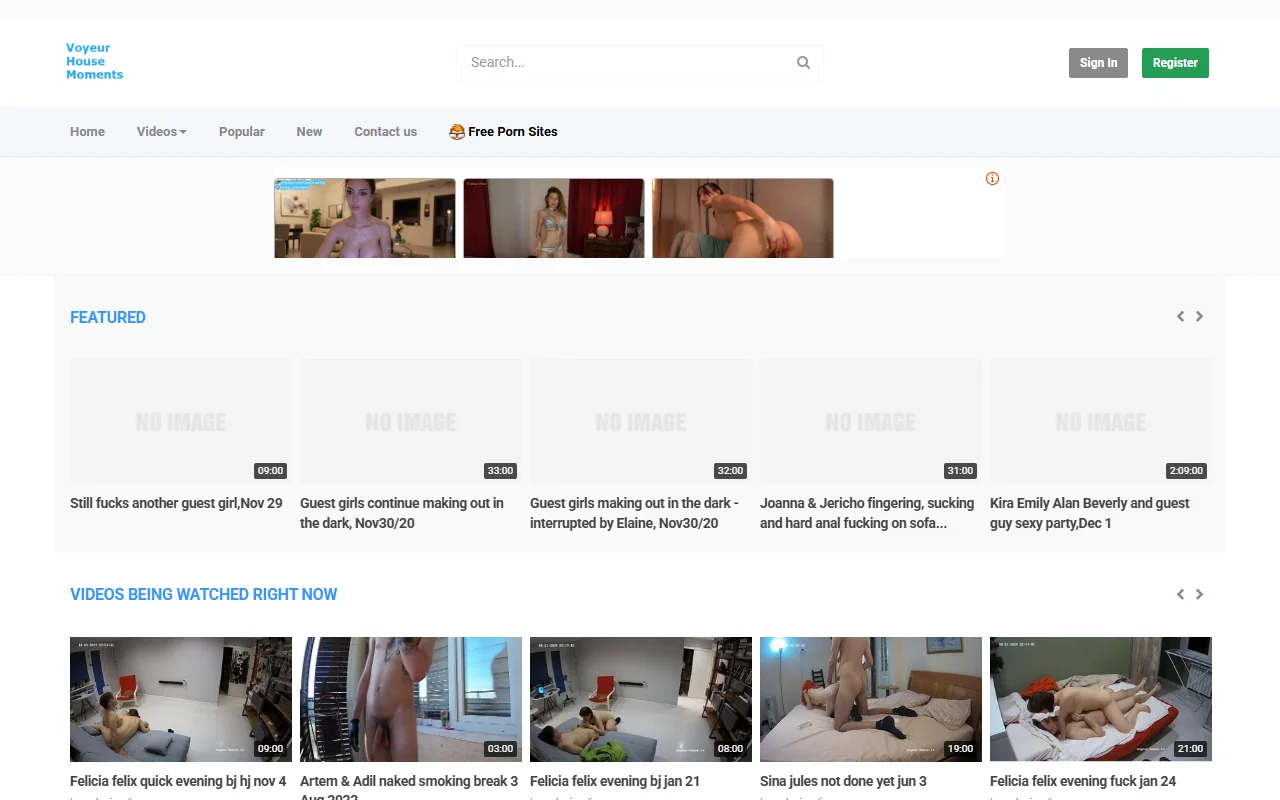 Screenshot: Voyeurhouseclub Screenshot of Voyeurhouseclub